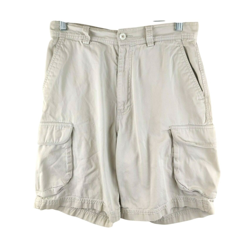 Polo Ralph Lauren Mens‎ Cargo Shorts Tan Size 32 Cotton Flat Front Casual